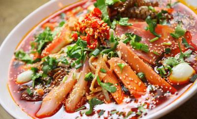 成都冒菜技術培訓班哪家專業？全部綠色調料戳穿透明